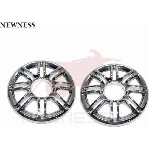 Chrome ABS Speaker Trim Grill Cover For 1996-2013 Harley Touring Electra Street Glide FLHTCU FLHTK