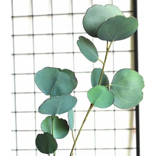 Luxury 3D Printing Eucalyptus Artificial plants for Christmas wedding decoration fake plants home decor faux foliage