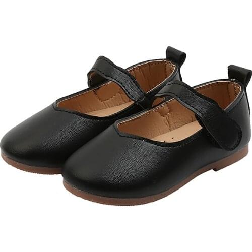 Spring/Autumn Girls Leather Shoes for Baby Girls Casual Sneakers Kids Fashion Shoes Childrens Non-slip School Shoes