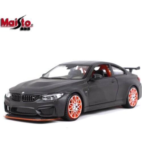 Maisto 1:24 BMW M4 GTS Simulation Vehicle Alloy Car Model Decoration Collection Toy Boys Gift Display