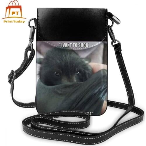 Vampire Wings Shoulder Bag Vampire Wings Leather Bag Print Trending Women Bags Mini Woman Teen Purse