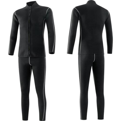 3MM / 5MM Neoprene Wetsuit Scuba diving suit men women spearfishing Snorkeling Surfing swimsuit winter thermal 2 pieces Wetsuit