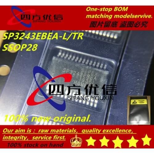 100% new original (10PCS) SP3243EBEA-L/TR SP3243EBEA SSOP28
