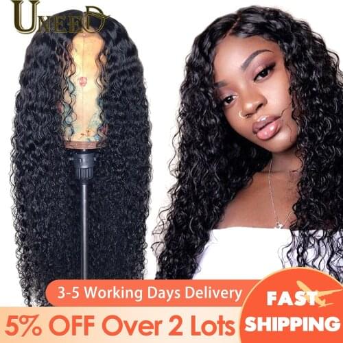 360 Lace Frontal Wig Mongolian Afro Kinky Curly Remy Hair 13x4 Lace Front Human Hair Wigs 180% Density Prepluck Natural Hairline