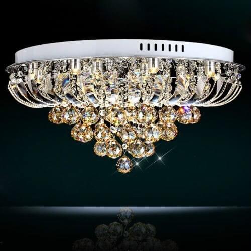 Ceiing lamp LED Flush Mount Ceiling Lights luxury Crystal light Living room 110-220V free shipping Ceiling Light Including bulb