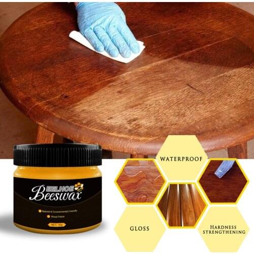 Solid Wood Seasoning Renovation Beeswax Solution Waterproof Furniture Care Cleaning Floor Maintenance Cabinets Polishing Wax