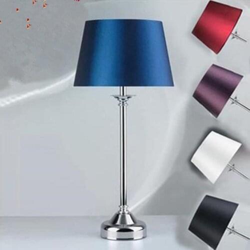 Grade fabric table lamp modern minimalist bedroom bedside lamp table lamp SY0177 special festive wedding gift