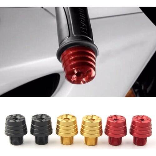 Motorcycle Handle Bar End Grip Caps Plugs For Ducati 899 Panigale 2013-2015 959 1299 Panigale 2016-2019 1199 Panigale 2011-2014
