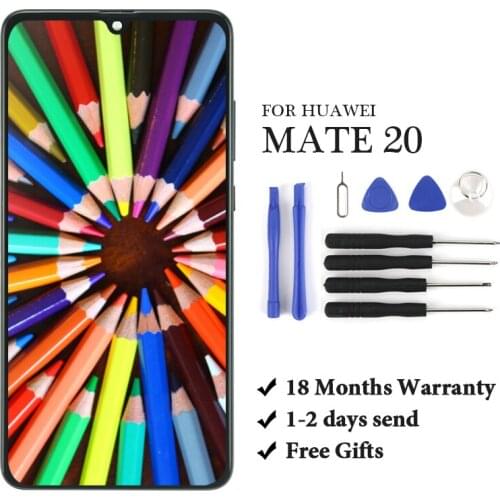 6.53'' LCD Display For Huawei Mate 20 with Frame Replacement for HW mate 20 Touch Screen Digitizer Assembly Phone Accessories