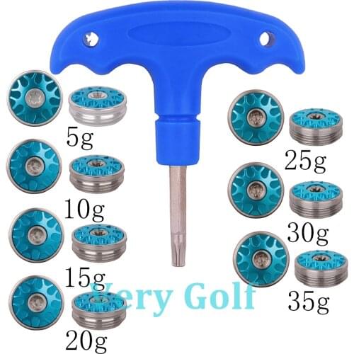 2pcs Blue Golf Weight for Stroke Lab and O-Works Putters With or Without Wrench 5g-35g for Choose