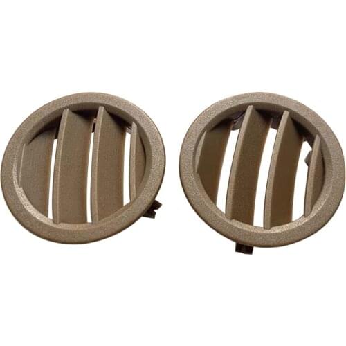 2PCS Car Air Outlet Panel Round Small Console Air Conditioner Air Vent Grille Cover for Benz C Class C180 200 2007-2011