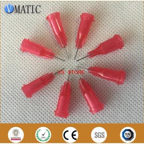 Free Shipping Non-Sterilized 100Pcs 25G 1/4'' Inch Dispenser Needle Tip