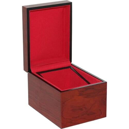 4pcs/lot or Wholesale 12.5x9.5x9cm Jewelry Gift Wooden Boxes Watches Cases Customize Logo China Wholesale&Factory Case Supply
