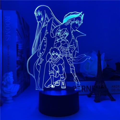 Fate/Grand Order Night Light 3D Bedroom Decoration Game model Anime Garden of Avalon Atmosphere Bedside Light Gifts Children
