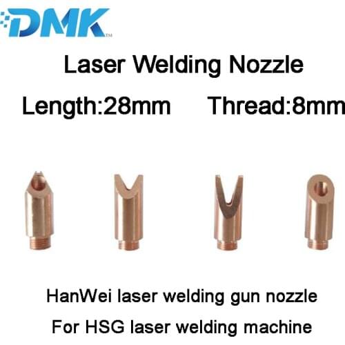 M8 HW Fiber Laser Welding Head Nozzles Gun Nozzle for HSG Welder