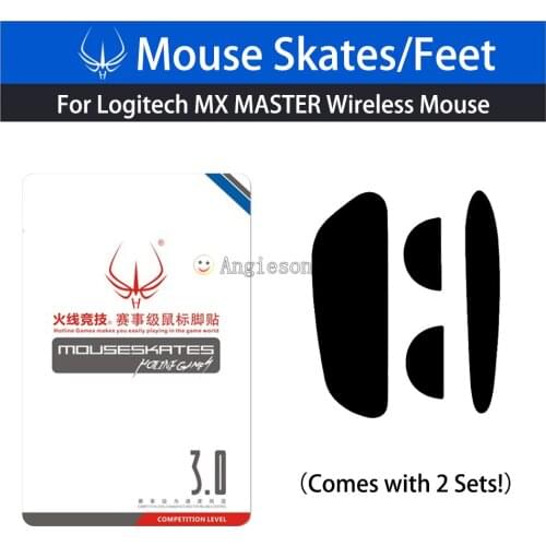 1 pack 2sets Hotline Games mouse Feet Skates 0.6mm for Logitech MX MASTER Wireless Mouse