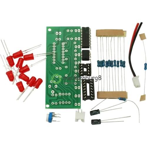 Smart Electronics Kits NE555 + CD4017 does not let water through when diving to a smooth light LED module DIY Kit NE555 CD4017