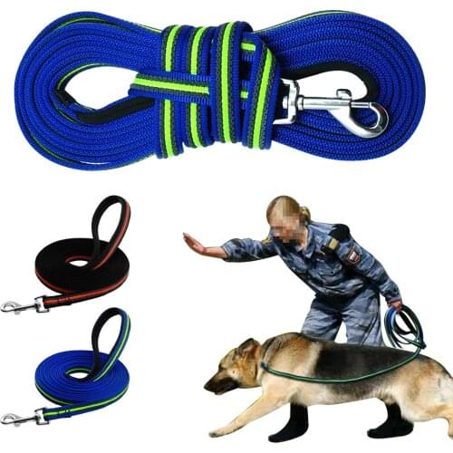 Nylon Pet Dog Leash Durable Long Dog Tracking Lead Leash Walking Training Leashes Rope Belt For Medium Large Dogs 3m 5m 10m 15m