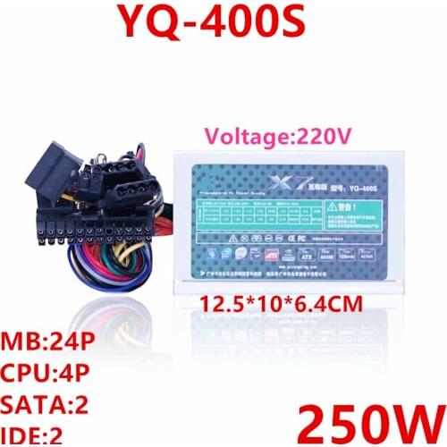 New Original PSU For Yongqing SFX 250W Power Supply YQ-400S