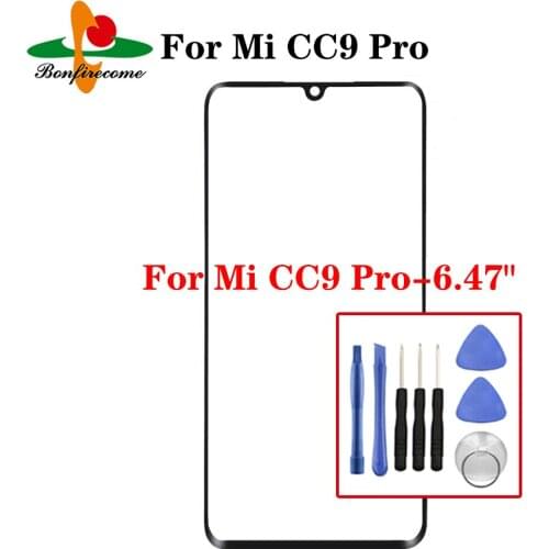 Original quality Touch Screen 6.47" For Xiaomi Mi CC9 Pro Glass Digitizer Front Outer Panel Lens Replacement Repair Part