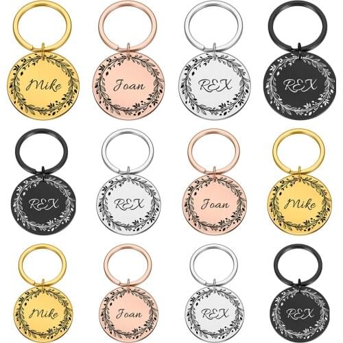 Personalized Dog Cat Pet ID Tags Engraved Cat Puppy Pet ID Name Number Address Collar Tag Pendant Pet Accessories