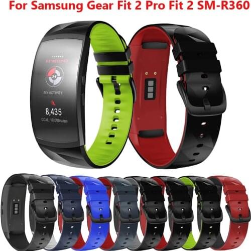Replacement Wristband For Samsung Gear Fit 2 Pro Band Silicone Watchband For Fit2 SM-R360 Smartwatch Wrist Strap Bracelet Correa