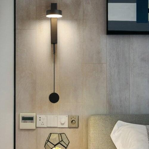 Modern wall lamp lampes suspendues nordic decoration home rope dining room bedside living room wall lights for home cabecero d