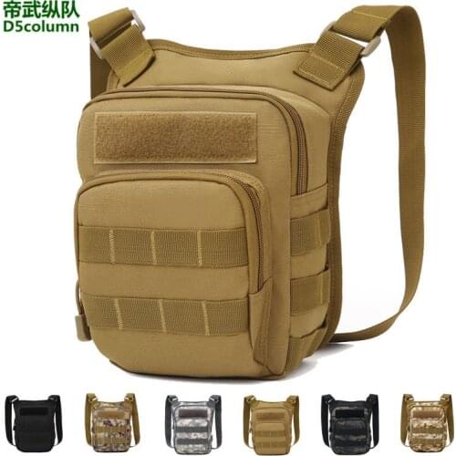 Molle Tactical Camouflage Military Shoulder Bag Outdoor Sports Travel Lightweight Messenger Bags Hiking Camping Cross Body Bag