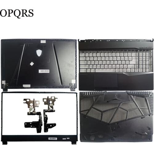 For MSI GP65 GE65 GL65 Rear Lid TOP case laptop LCD Back Cover/ laptop LCD Bezel Cover/Palmrest COVER/Bottom case/LCD Hinges L&R