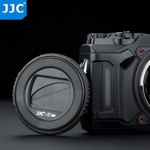 JJC Camera Auto Lens Cap Holder Cover for Olympus tg6 tg5 tg4 tg3 tg2 tg1 TG-6 TG-5 Replaces LB-T01 Lens Protector Accessories