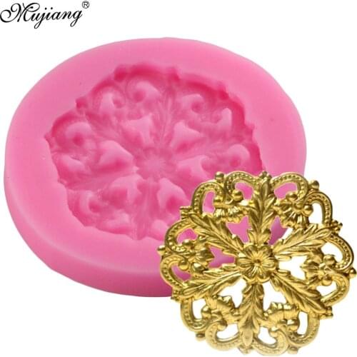 3D Garland Fondant Molds Cake Decorating Tools Medallion Silicone Mold Cake Border Silicone Mold Candy Chocolate Gumpaste Mould