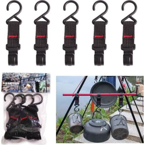 5 Pcs/bag Outdoor Camping Awning Tent Clips Clasp Towels & Cups Hanging Hooks Universal Handy Holder Hanger New Arrival