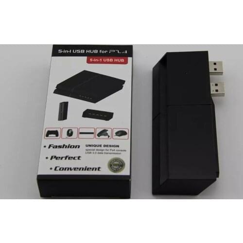 5 in 1 5 Ports PS4 Extend USB Adapter Converter USB HUB 3.0 x 1 High Speed & 2.0 USB Port x 4 for Playstation 4 PS4 Game Console