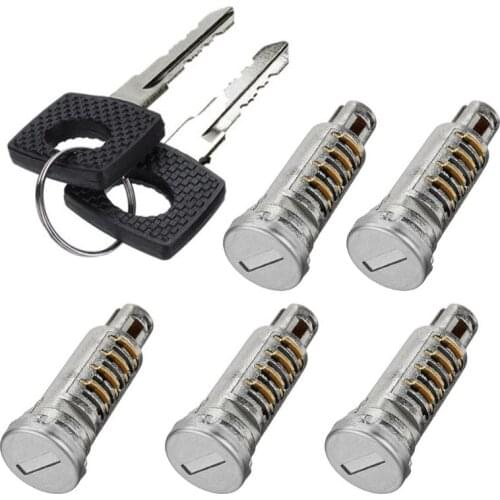 6707600205 Five Pcs Door Lock Barrels with 2 Same Keys for LT Mercedes Sprinter Vito W638 Any Door Brand New