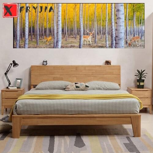 Diamond Painting Birch forest and deer Full Drill Square Diamond Embroidery Cross Stitch Rhinestones New Arrival Handmade Gift