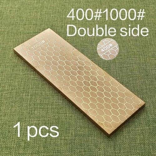 Diamond Knife Sharpening Stone Double side grindstone 400 1000# Knife Sharpener Whetstone Tool oil stone