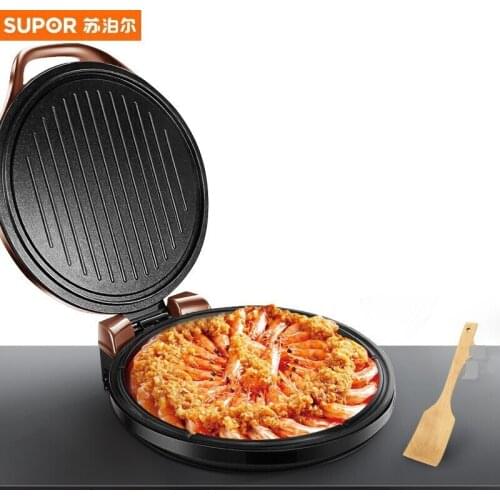 SUPOR Electric Baking Pan Mini Double-sided Independent Heating Household Grilling Machine Pancake Pan Electric Cake File