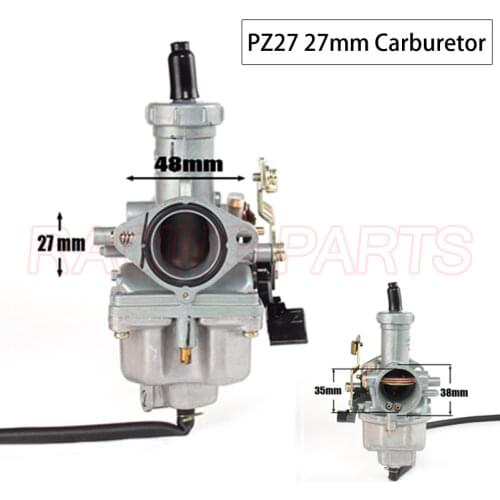 RACING Cable Choke PZ27 27mm Carburetor For 140cc 160cc 200CC Sunl Taotao Racing ATV Motorcycle Quad Dirt Bike Scooter