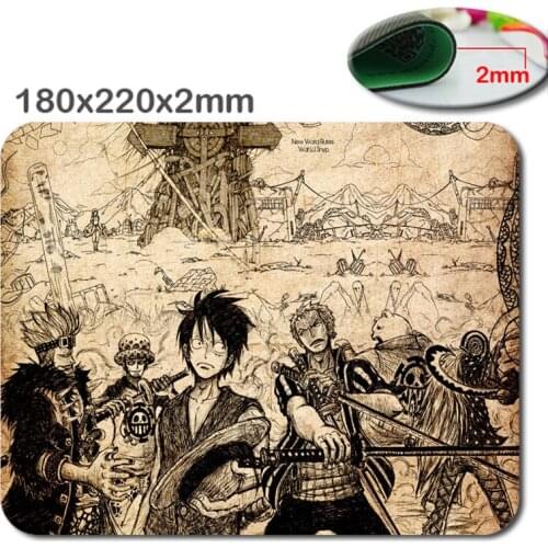 Mairuige 250*290*2mm/180*220*2mm One Piece Anime Mouse Mat High Quality Durable Computer and Laptop Mouse Pad