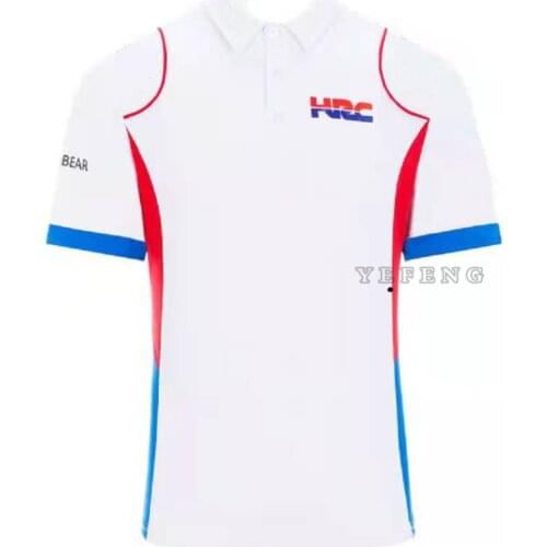 MOTO For Honda Racing Suit Knight Culture POLO Shirt Racing Short-Sleeved T-shirt Motorcycle Riding Short-Sleeved HRC