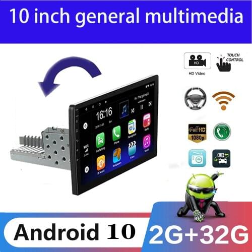 10inch 1Din Android 10 Car Radio Multimedia Player Universal Auto Stereo GPS dsp Navigation Bluetooth Audio carplay