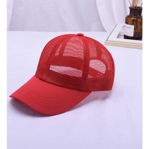 MYZOPER 2019 New Fashion Solid Color Mesh Unisex Baseball Cap Casual Tide Korean Version Summer Hat Adult Cap