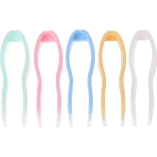 Contact Lens Tweezers Care Travel Clip Clamp Remover Tool Tips Random Color Kit