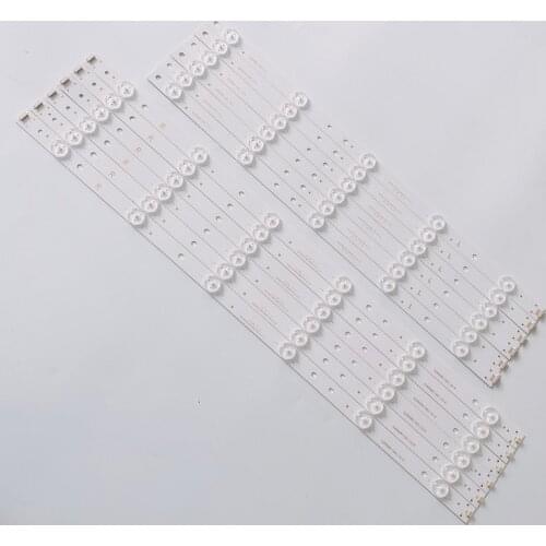 5set=60pcs New LED Backlight Strip AOC TV LD50V02S T5002S LE50D1452 50PFF3655/T3 GJD500611002-X2-L-R LB-PF3528-GJD2P5C506X11-R-B