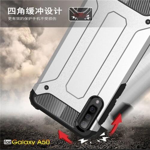 Luxury Armor Soft Bumper Coque On The For Samsung Galaxy A50 A70 Shockproof Case Cover Galaxy A10 A20E A30 A40 A60 Phone Case