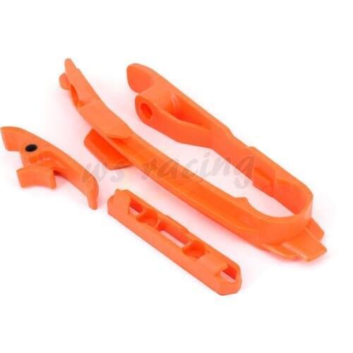 Motorcycle Chain Slider Swingarm Guide Brake Hose Clamp For KTM SX SXF 125 150 200 250 350 450 525 2011-2015 11 12 13 14 15