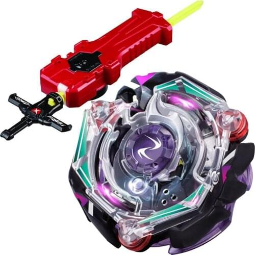 B-74 Spinning Top burst Kreis Satan Satom Starter Set LR Launcher With Sword Launcher Factory Supply Toys Children Gift