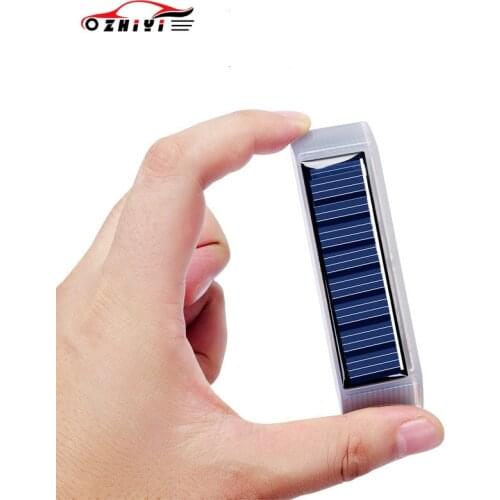 Car Door Led Light Wiring-free Solar Warning Light Car Anti-collision Strip Anti-collision Tail Light Burst Flashing Light