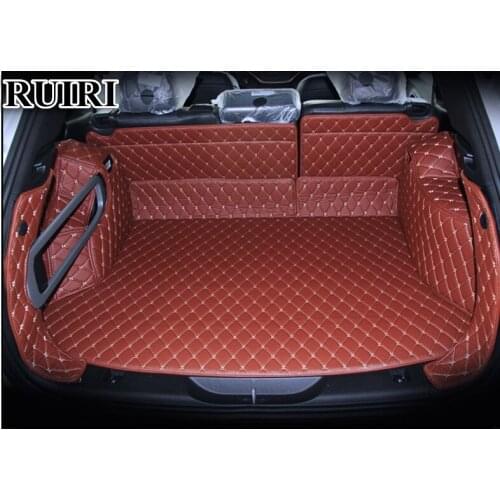 High quality mats! Full set car trunk mats for Jeep Cherokee 2018-2014 waterproof boot carpets cargo liner mat for Cherokee 2015