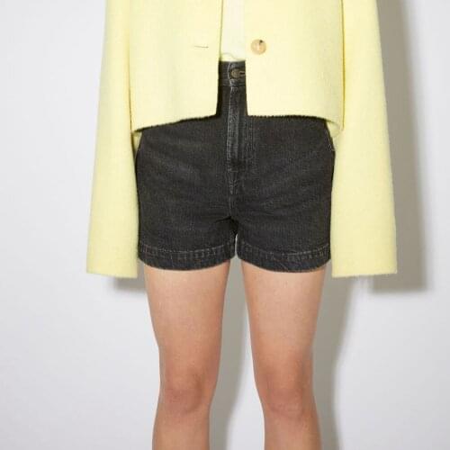 Women Jeans 2021 Spring and Summer New Ladies Solid Color Mid-section or Five-section Pants